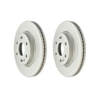 Front Geomet Coated Anti Rust Brake Rotor Set of 2