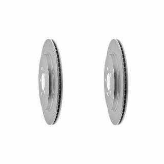 Rear Geomet Coated Anti Rust Brake Rotor Set of 2