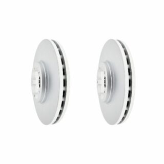 Front Geomet Coated Anti Rust Brake Rotor Set of 2