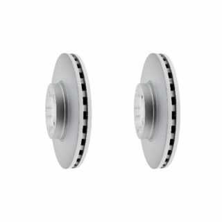 Front Geomet Coated Anti Rust Brake Rotor Set of 2