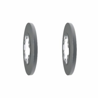 Rear Geomet Coated Anti Rust Brake Rotor Set of 2