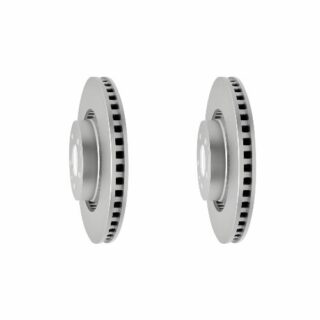 Front Geomet Coated Anti Rust Brake Rotor Set of 2