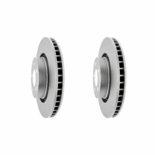 Front Geomet Coated Anti Rust Brake Rotor Set of 2