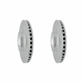 Front Geomet Coated Anti Rust Brake Rotor Set of 2