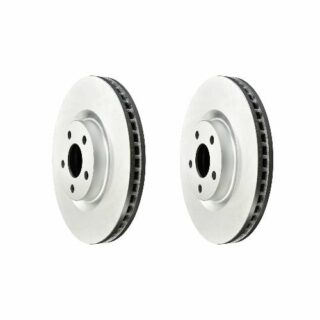 Front Geomet Coated Anti Rust Brake Rotor Set of 2