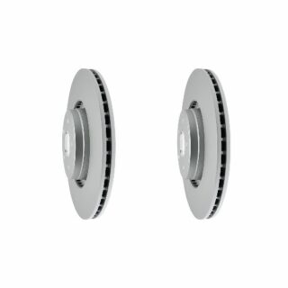 Front Geomet Coated Anti Rust Brake Rotor Set of 2