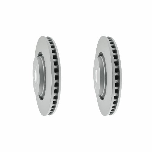 Front Geomet Coated Anti Rust Brake Rotor Set of 2