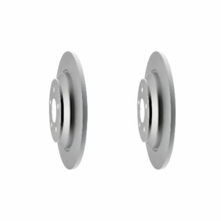 Rear Geomet Coated Anti Rust Brake Rotor Set of 2