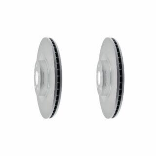 Front Geomet Coated Anti Rust Brake Rotor Set of 2