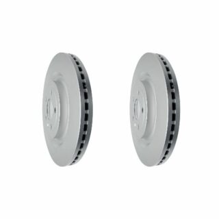 Front Geomet Coated Anti Rust Brake Rotor Set of 2