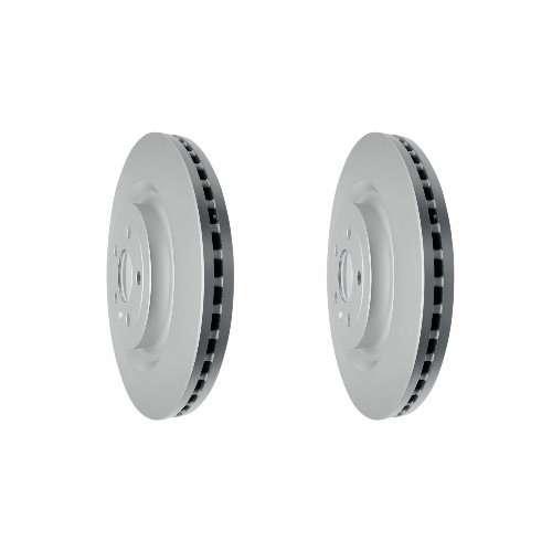 Front Geomet Coated Anti Rust Brake Rotor Set of 2