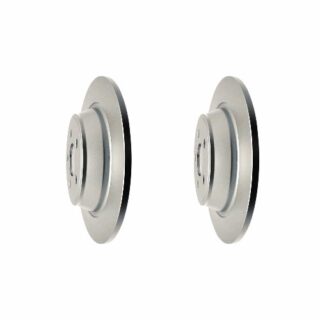 Rear Geomet Coated Anti Rust Brake Rotor Set of 2