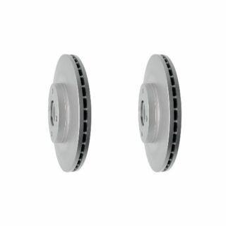 Front Geomet Coated Anti Rust Brake Rotor Set of 2