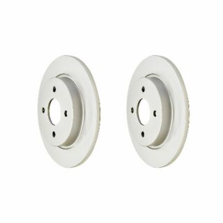 Rear Geomet Coated Anti Rust Brake Rotor Set of 2
