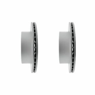 Rear Geomet Coated Anti Rust Brake Rotor Set of 2