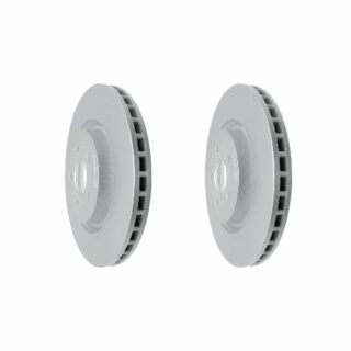 Front Geomet Coated Anti Rust Brake Rotor Set of 2