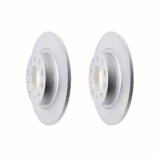 Rear Geomet Coated Anti Rust Brake Rotor Set of 2