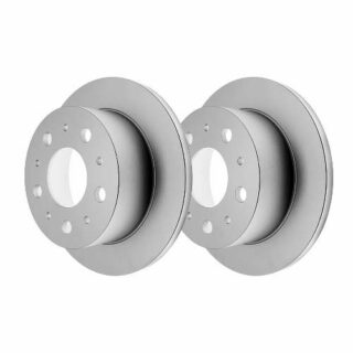 Rear Geomet Coated Anti Rust Brake Rotor Set of 2