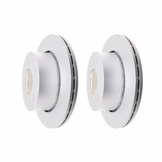 Rear Geomet Coated Anti Rust Brake Rotor Set of 2