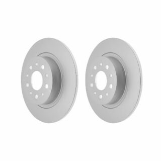 Rear Geomet Coated Anti Rust Brake Rotor Set of 2