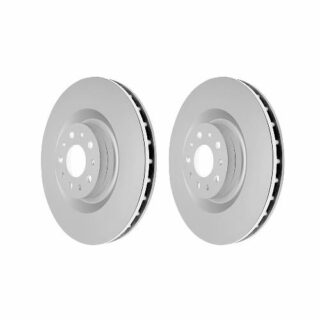 Front Geomet Coated Anti Rust Brake Rotor Set of 2