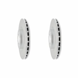Front Geomet Coated Anti Rust Brake Rotor Set of 2