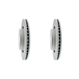 Front Geomet Coated Anti Rust Brake Rotor Set of 2