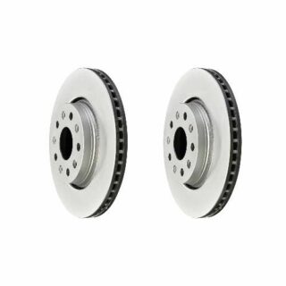 Front Geomet Coated Anti Rust Brake Rotor Set of 2