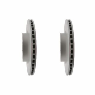 Front Geomet Coated Anti Rust Brake Rotor Set of 2