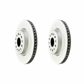 Front Geomet Coated Anti Rust Brake Rotor Set of 2