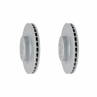 Front Geomet Coated Anti Rust Brake Rotor Set of 2