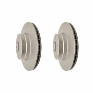 Rear Geomet Coated Anti Rust Brake Rotor Set of 2