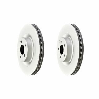 Front Geomet Coated Anti Rust Brake Rotor Set of 2