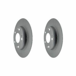 Rear Geomet Coated Anti Rust Brake Rotor Set of 2