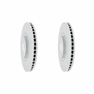 Front Geomet Coated Anti Rust Brake Rotor Set of 2