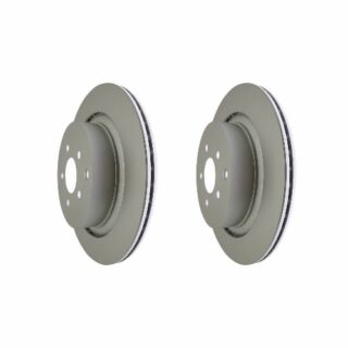 Rear Geomet Coated Anti Rust Brake Rotor Set of 2