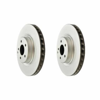 Front Geomet Coated Anti Rust Brake Rotor Set of 2