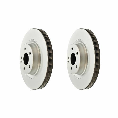 Front Geomet Coated Anti Rust Brake Rotor Set of 2