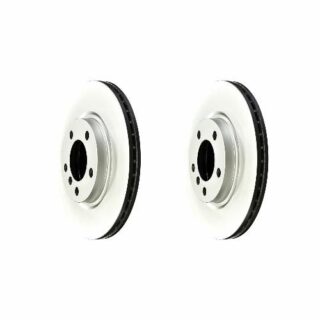 Front Geomet Coated Anti Rust Brake Rotor Set of 2