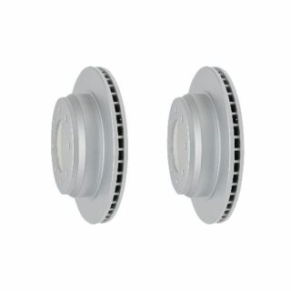 Rear Geomet Coated Anti Rust Brake Rotor Set of 2