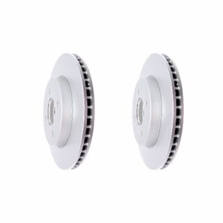 Front Geomet Coated Anti Rust Brake Rotor Set of 2