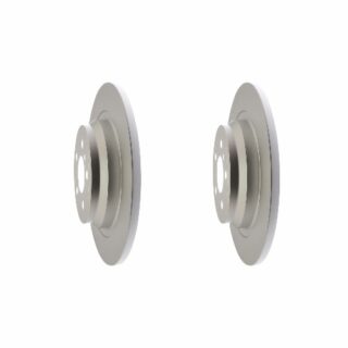Rear Geomet Coated Anti Rust Brake Rotor Set of 2