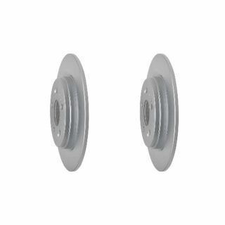 Rear Geomet Coated Anti Rust Brake Rotor Set of 2