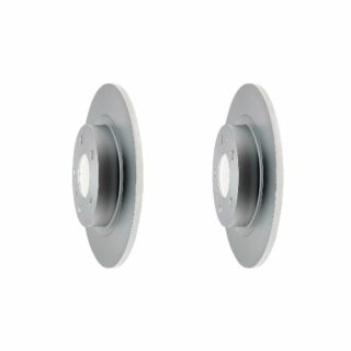 Rear Geomet Coated Anti Rust Brake Rotor Set of 2