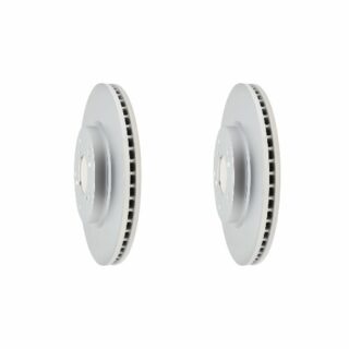Front Geomet Coated Anti Rust Brake Rotor Set of 2