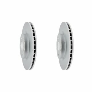 Front Geomet Coated Anti Rust Brake Rotor Set of 2