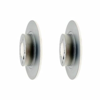 Rear Geomet Coated Anti Rust Brake Rotor Set of 2