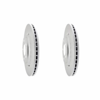 Front Geomet Coated Anti Rust Brake Rotor Set of 2