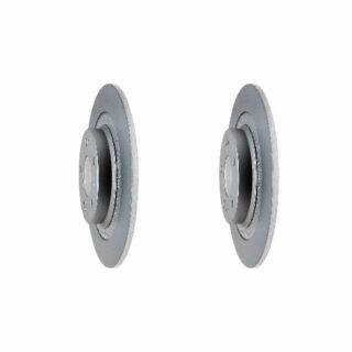 Rear Geomet Coated Anti Rust Brake Rotor Set of 2