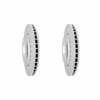 Front Geomet Coated Anti Rust Brake Rotor Set of 2